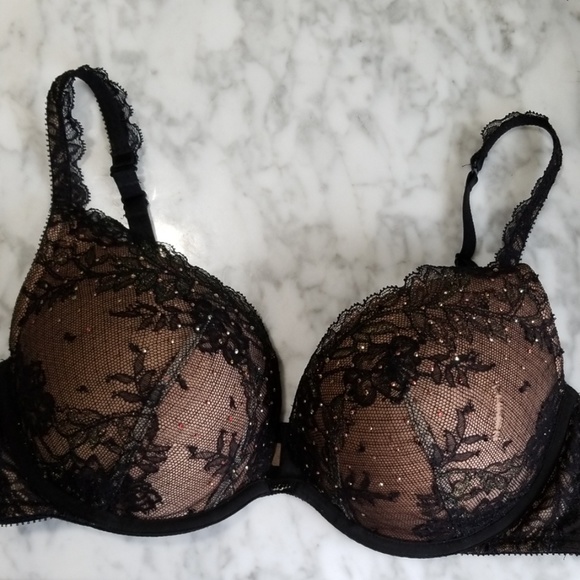 Victoria's Secret Other - VS lace pushup bra with rhinestones